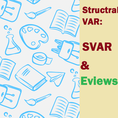 معادلات VAR ساختاری، SVAR در نرم افزار ایویوز